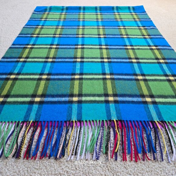 NWOT kate spade Plaid Mix Yarn Dye Wool Multicolor Colorful - Picture 10 of 12